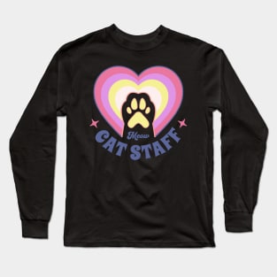 Meow Cat Staff Long Sleeve T-Shirt